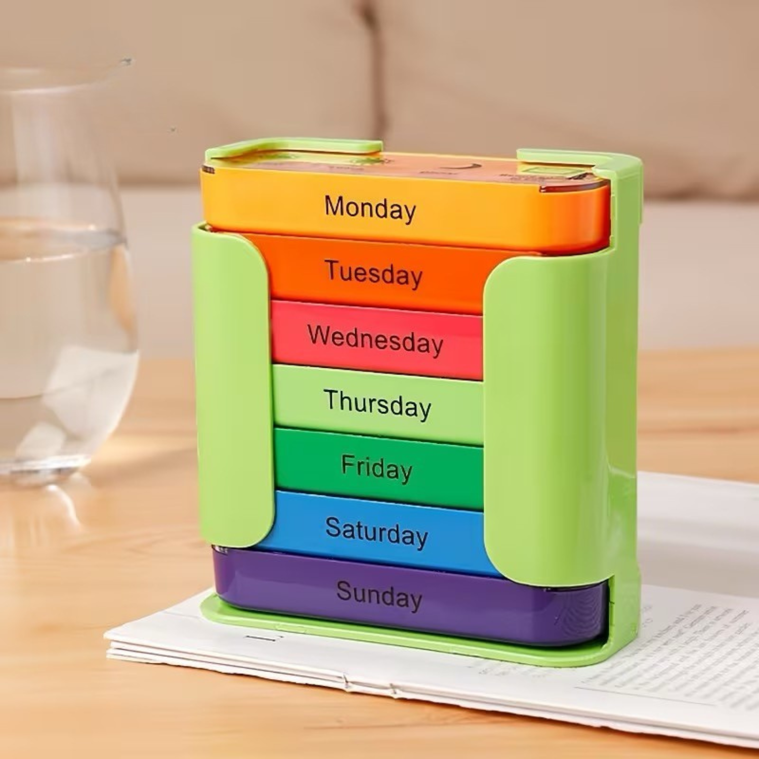 Prenosni organizator za tablete z 28 predalčki TABLETOO