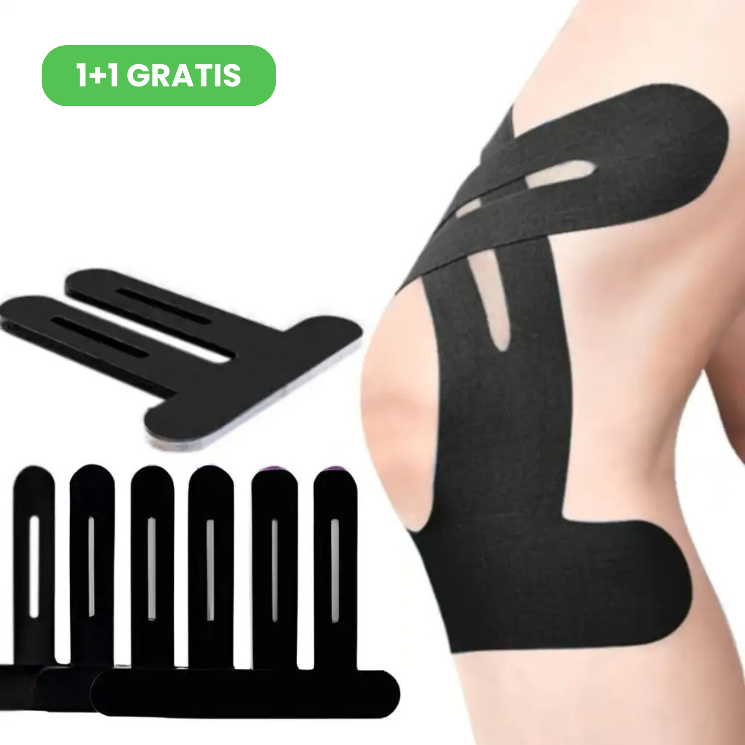 Kineziološki trak za koleno (10 kosov) KINOTAPE 1+1 GRATIS